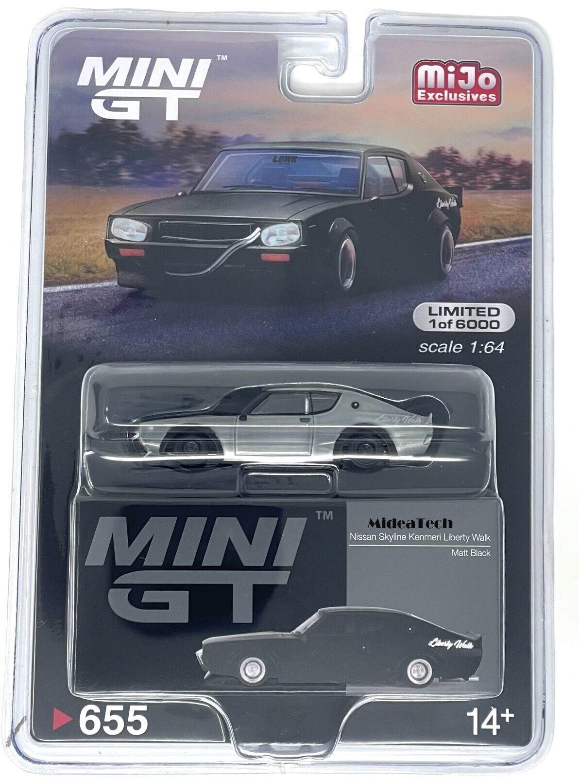 Chase! Mini GT 1:64 Nissan Skyline Kenmeri Liberty Walk Matt Chase! Mini GT 1:64 Nissan Skyline Kenmeri Liberty Walk Matt