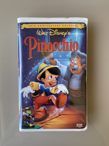 Walt Disney's PINOCCHIO 60th Anniversary Edition VHS #18679