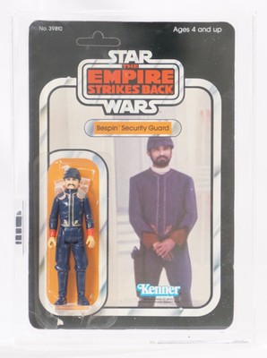 1980 KENNER STAR WARS CAS 85 (87.1) BESPIN SECURITY GUARD w Unpunched Cardback