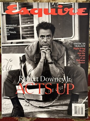 Esquire Magazine April May 2024 Robert Downey Jr Acts Up Unexpected Luxuries