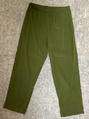 Susan Graver Modern Essentials Lustra Knit Crop Pants S