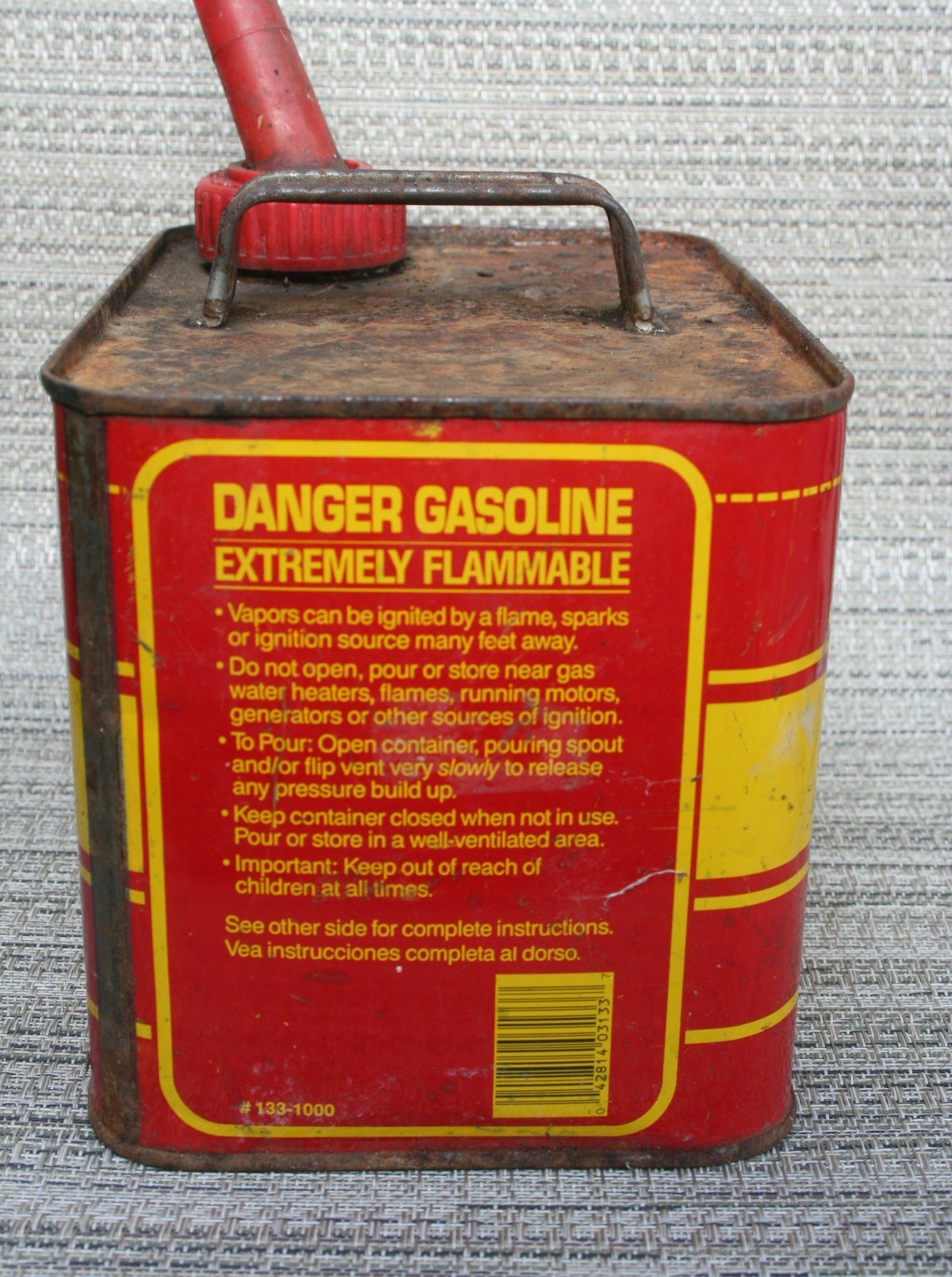 VTG XD Metal Gas Can 1-Gallon GasMaster #133-1000 NO LEAKS