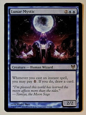 Lunar Mystic - Avacyn Restored - 2012 - Magic: The Gathering - MTG