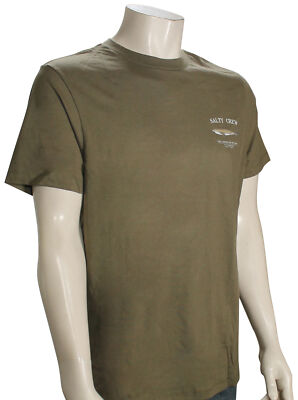 Salty Crew Bruce SS T-Shirt - Dark Olive - New