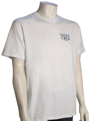 Salty Crew Yellowfin Classic SS T-Shirt - White - New