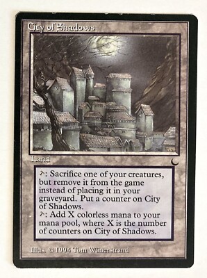 City of Shadows The Dark LP MTG Magic the Gathering
