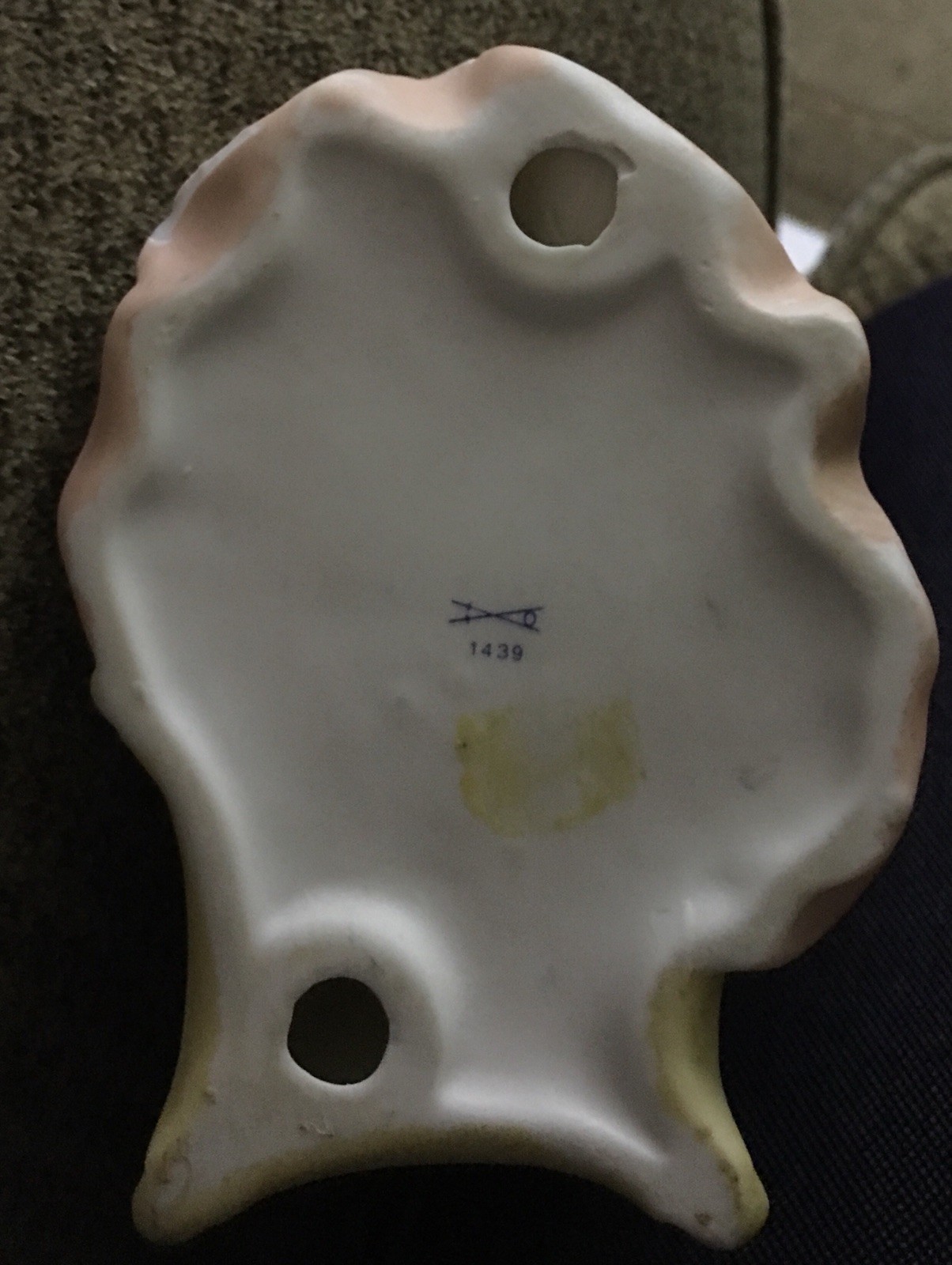 Original COURTNEY'S DREAM Porcelain Figurine Lady Sitting in Chair HOMCO #1439