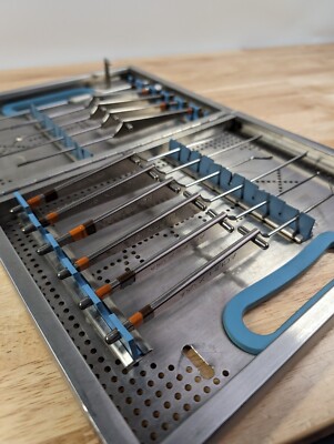 Vintage Acufex Kit /Tool Set - Anthroscopy USA - 1 Stille, 9 Acuflex, 2 Unmarked