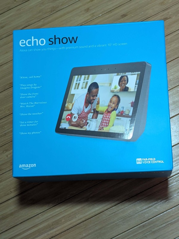 Echo Show 2nd Gen Smart Assistant - charcoal black