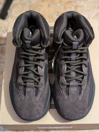 Pre-owned Adidas Originals Size 9.5 - Adidas Yeezy Desert Boot High Oil In Brown