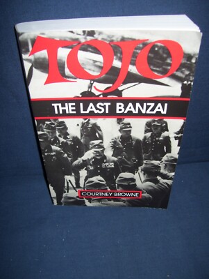 Tojo The Last Banzai Used Softcover Courtney Browne 1998 Da Capo 