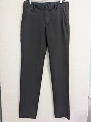 New Eddie Bauer women pants 8 tall After Dark Gray button fly Legend wash straig