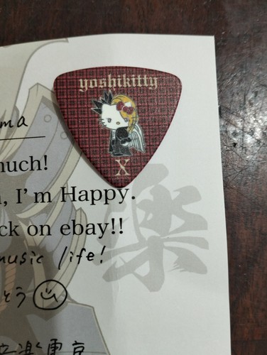 X JAPAN Yoshiki × Sanrio Hello Kitty Collabo Yoshikitty Pick