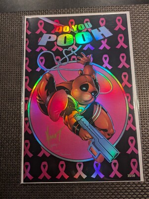 Do You Pooh? Breast Cancer Awareness Asm 300 Homage - Signed By Marat 25/50