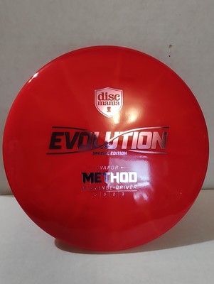 Discmania Vapor Method Evolution Special Edition Red/Orange Silver Stamp  178g