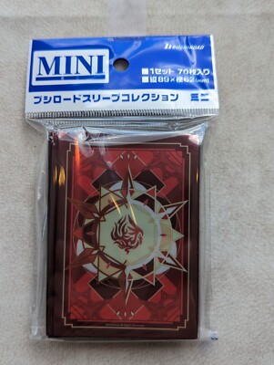Cardfight!! Vanguard Bushiroad 89x62mm Card Sleeve Red Dragon Empire 70pc