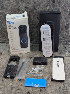  New/Open Box  Blink Video Doorbell, Two-way Audio, Wireless/Wired Motion, HD