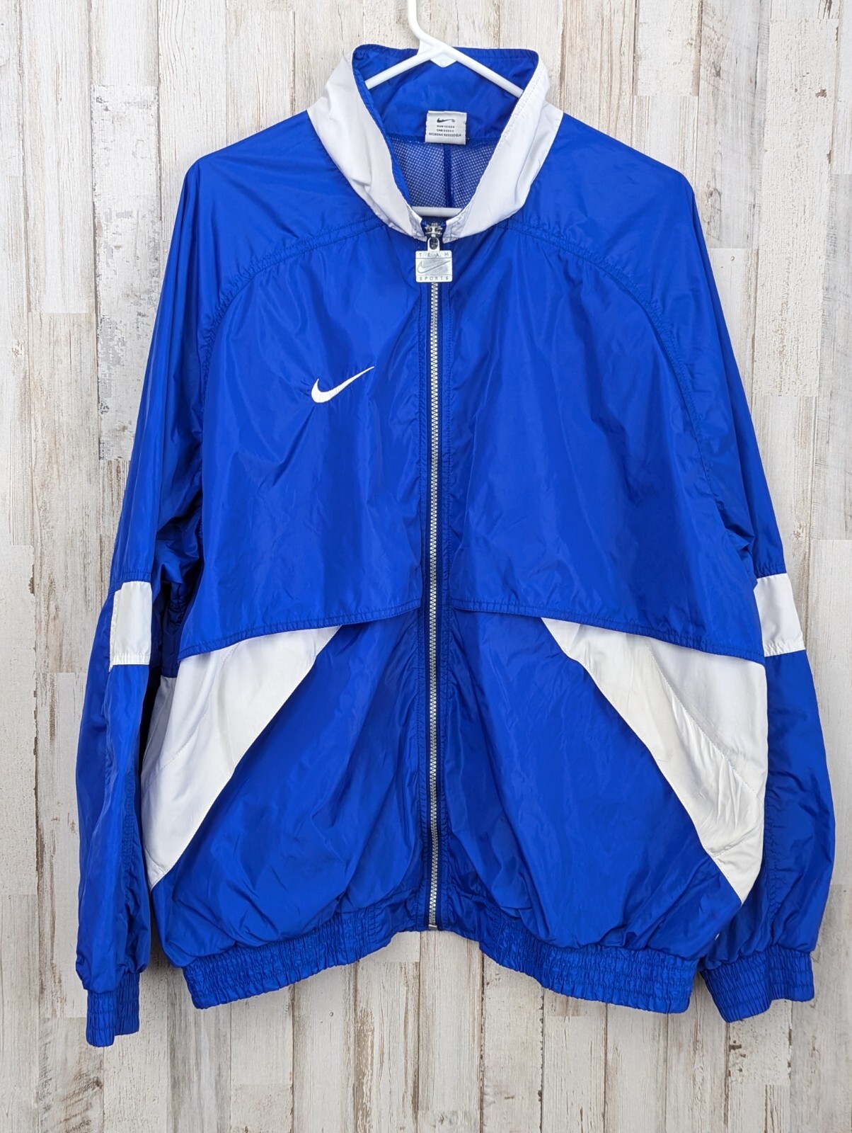 Vintage 90's Nike Windbreaker Jacket XL Team Sports Zipper