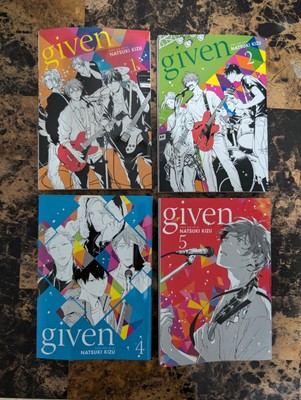 Given English Manga Lot Volumes 1 2 3 4