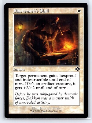 2021 MTG Modern Horizons 2 Regular Uncommon  Blacksmiths Skill Retro 381