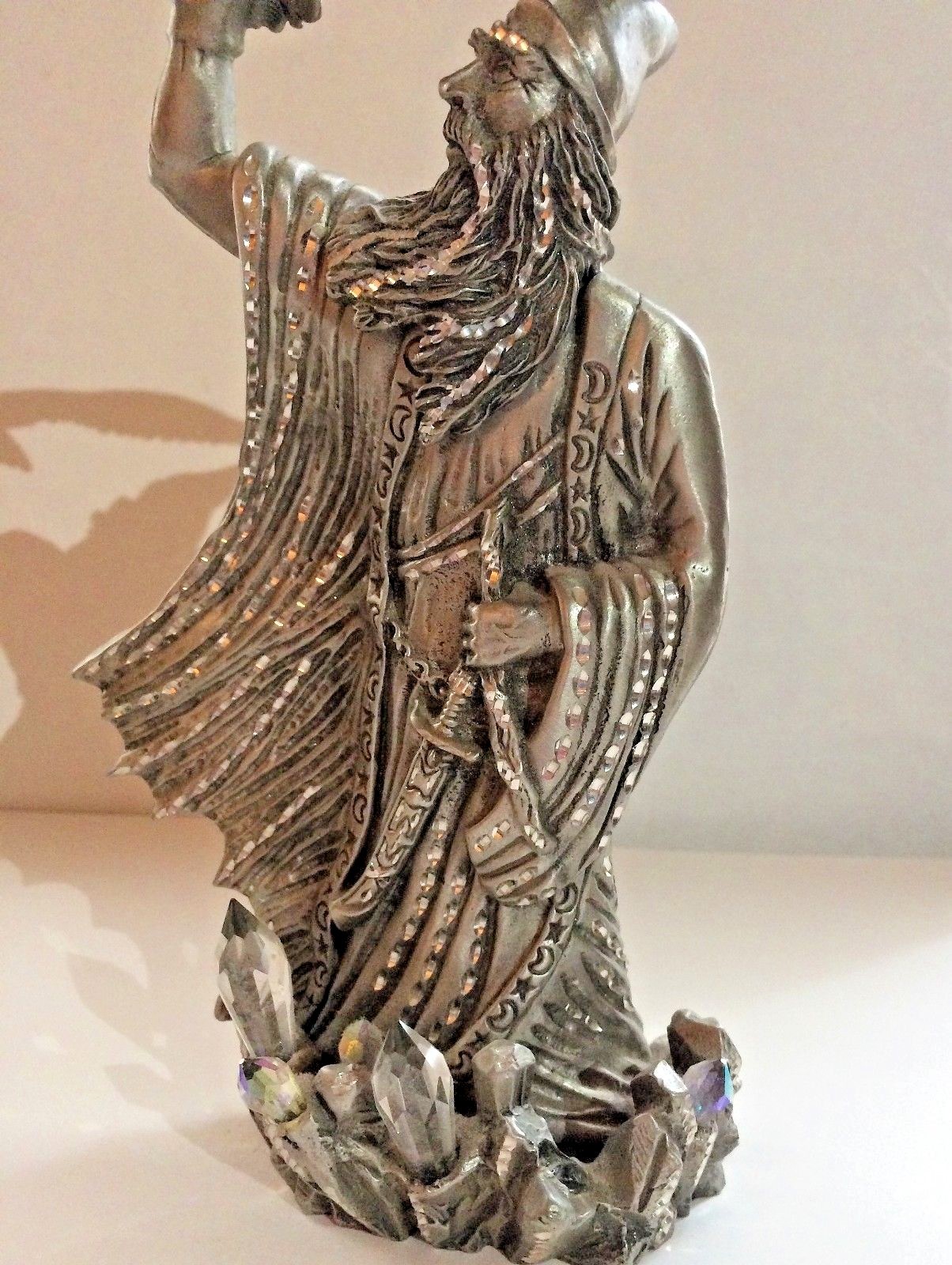 Merlin w/Eagle Masterworks Pewter Sculpture 1990 Limited Edition #1068/3500