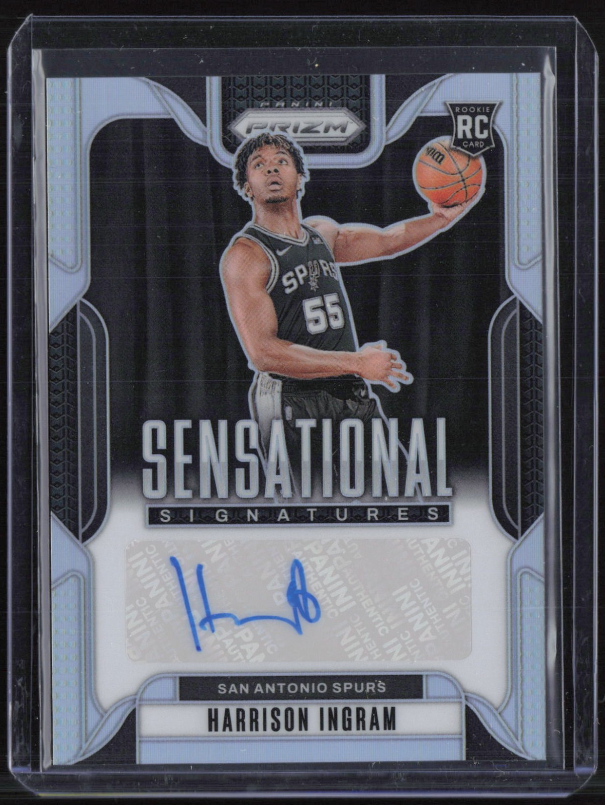 2024 Panini Prizm Sensational Signatures Silver Harrison Ingram Auto RC Rookie