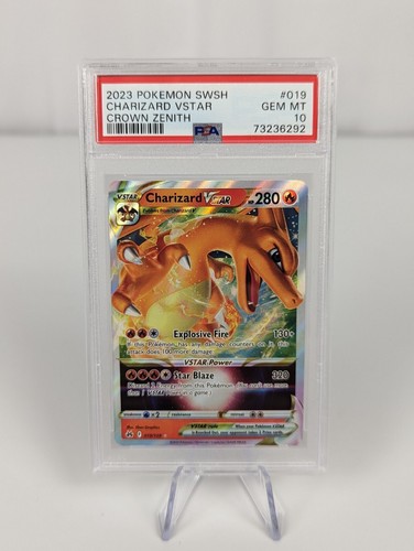 CHARIZARD VSTAR 019/159 PSA 10 Crown Zenith Pokémon TCG Holo