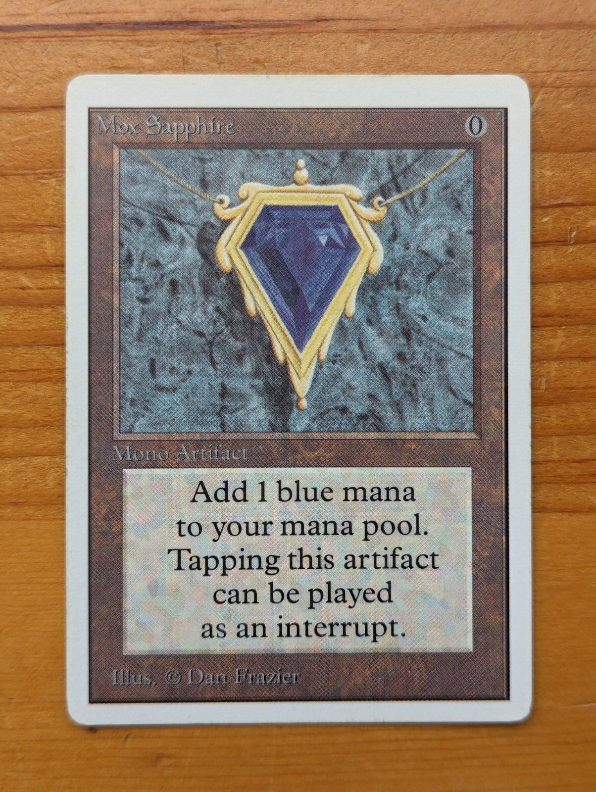 マジック：ザ・ギャザリング - Mox Sapphire Unlimited モックスサファイア Mox Sapphire (Unlimited Edition English) | Magic: The Gathering