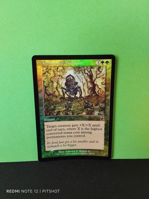 Foil Accelerated Mutation / Beschleunigte Mutation - Mtg Magic