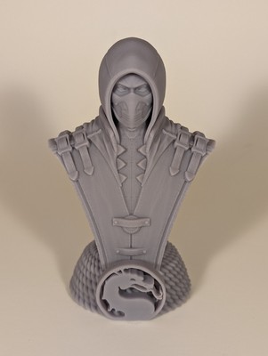 Mortal Kombat - Scorpion Bust - 3d Printed Fan Art