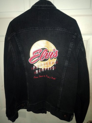 Elvis Presley's Memphis Lee black Denim Jean Jacket 100