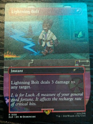 Lightning Bolt 1638 Non-Foil MTG Secret Lair Fallout: S.P.E.C.I.A.L. English NM