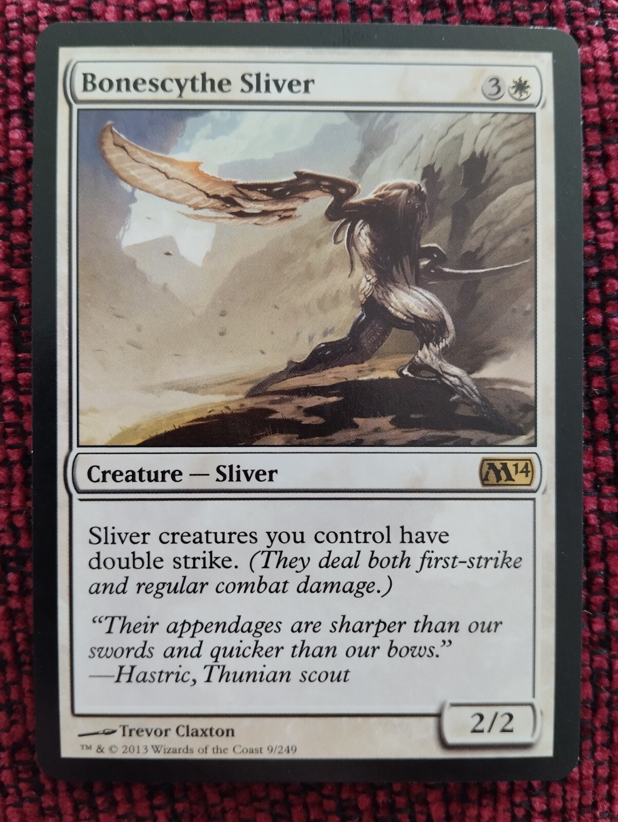 Magic the Gathering BONESCYTHE SLIVER M14 Rare MTG WOTC | eBay