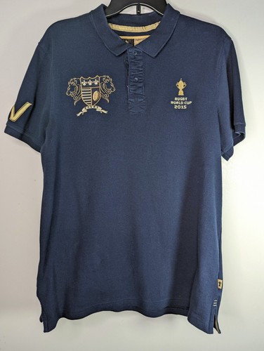 Rugby World Cup Polo Shirt XL Webb Ellis Cup Collection 2015