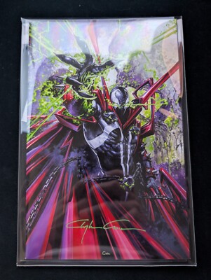 Spawn #301 NM/M 9.8 Rare Clayton Crain Virgin Variant Image Comics W/COA 259/666