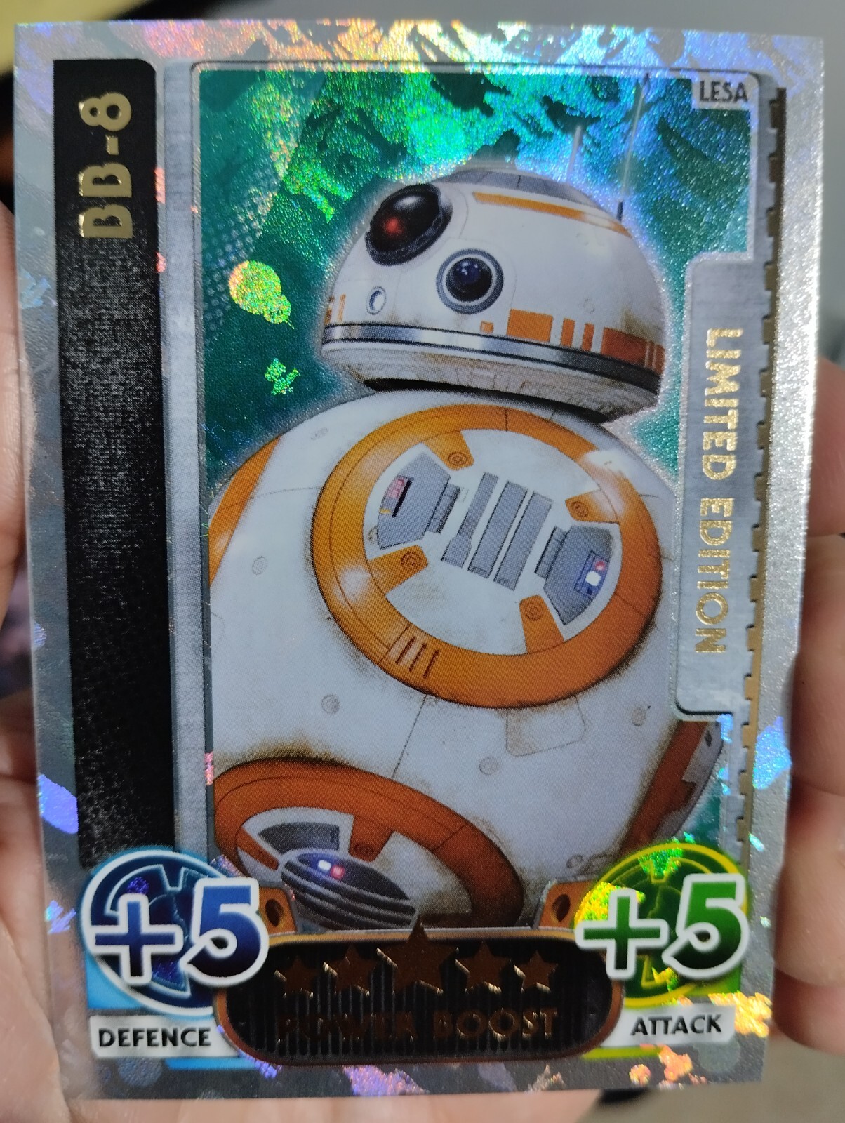 レア　スターウォーズ　BB-8 STAR WARS Force Attax BB-8 LESA Topps 2016 Limited Edition