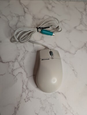 Vintage Microsoft IntelliMouse 1.1a Wheel Mouse USB & PS/2 X03-60998