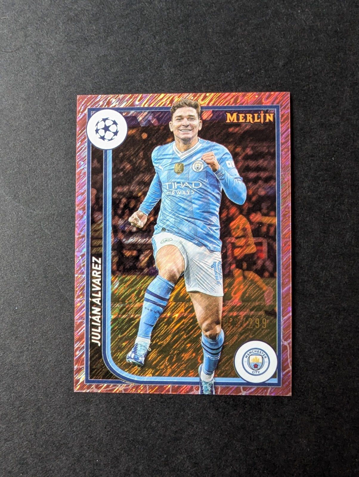 2023-24 Topps Merlin UEFA Club #76 Julian Alvarez /299