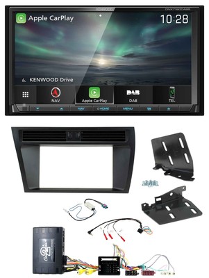 Kenwood Bluetooth USB 2DIN Lenkrad TMC DAB Navigation für Audi A5 8K 8TF A4 Info