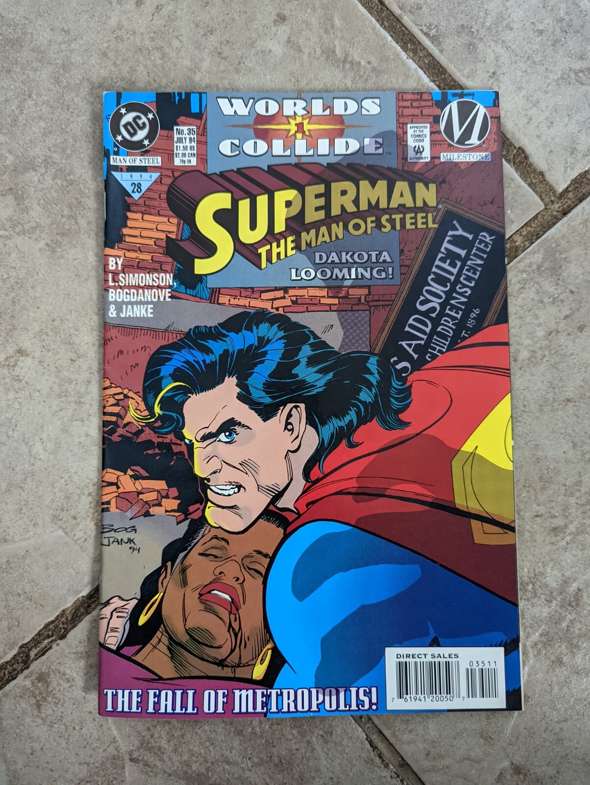 SUPERMAN: THE MAN OF STEEL #35 (1991 Series) DC Comics VF/NM