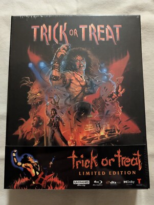 Trick or Treat 4K Limited Edition UHD Blu-ray [1986] Synapse Exclusive Cover B