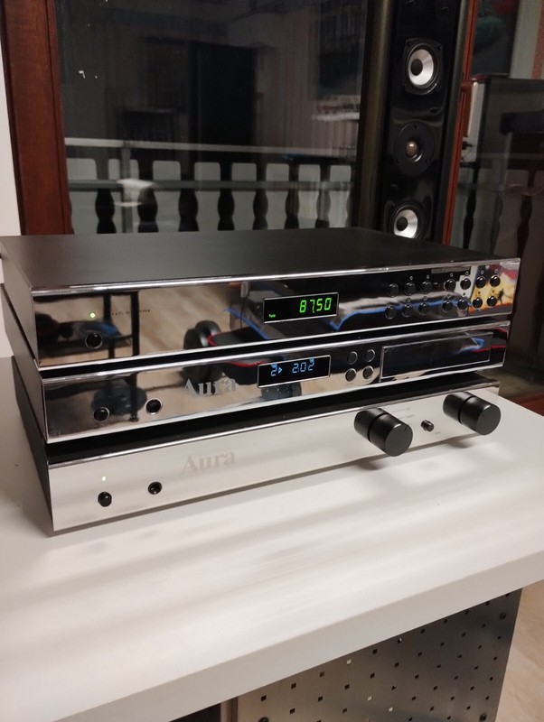 Aura Auv80se Hifi Anlage Mit Cd-Player Chrom