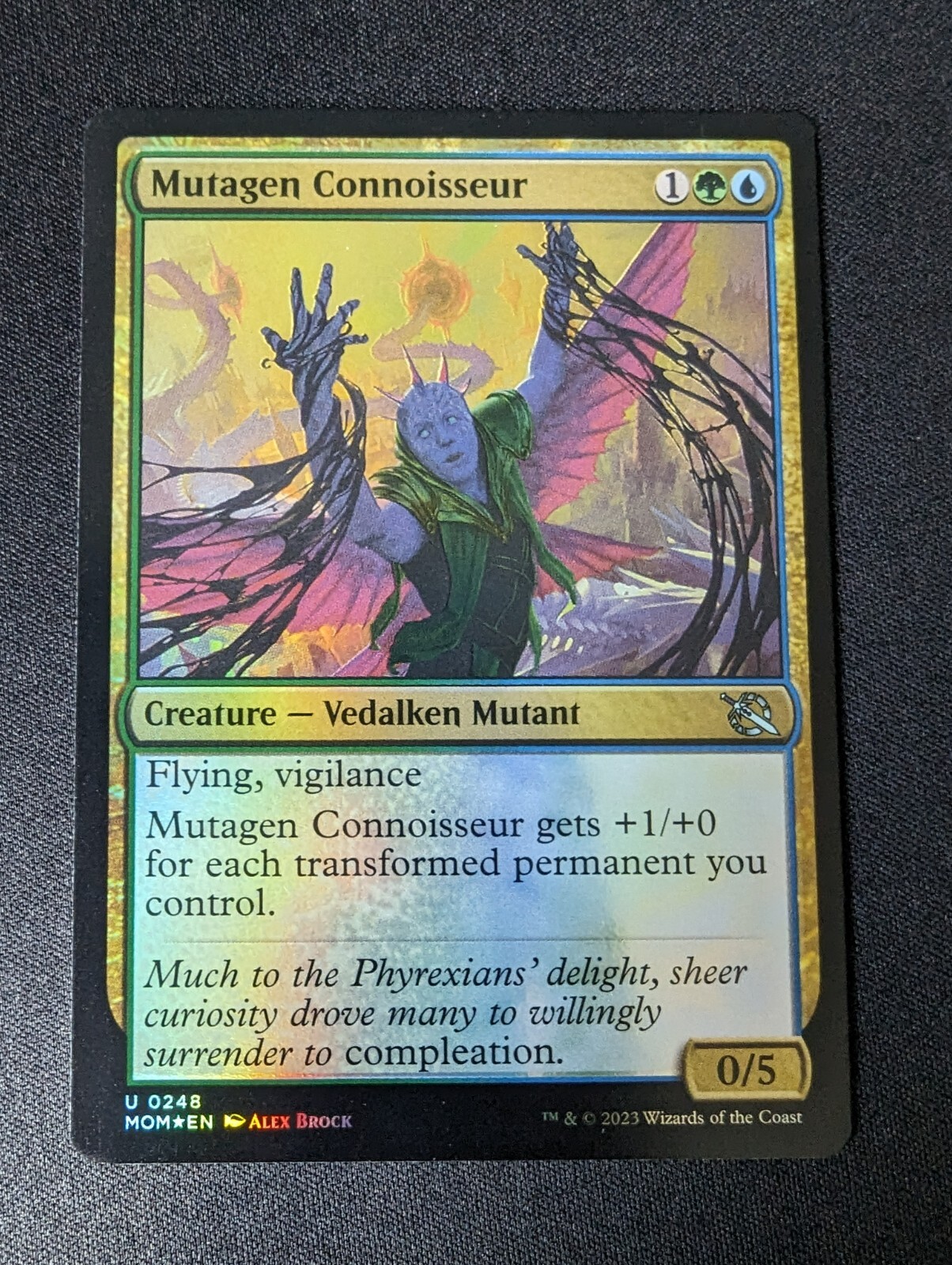 MTG 全知　FOIL MPS MUTAGEN CONNOISSEUR FOIL #248 MTG MOTM March of the Machine | eBay