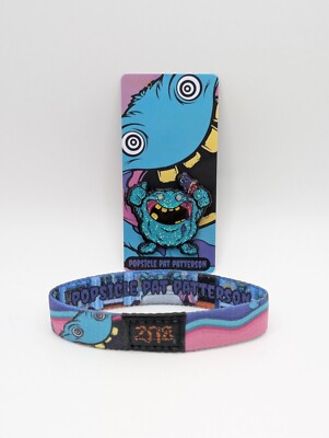 Zox Monster #258 Popsicle Pat Patterson ~ NEW ~ Medium ~ Wristband ~ Card & Pin