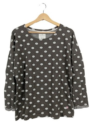 BASEFIELD Damen Pullover Polka Dot Grau Gr. 40/L