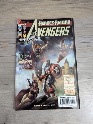 The Avengers Heroes Return Vol 3 #2 March 1998 Marvel Comics Direct Edition