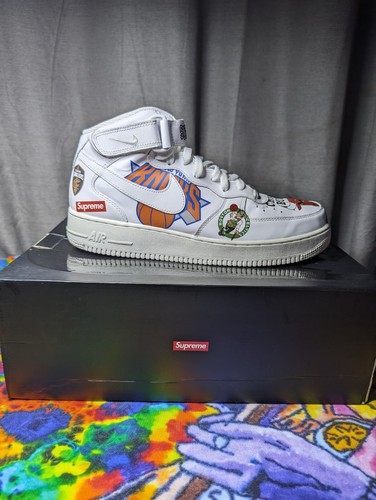 Nike x Supreme Air Force 1 ホワイト 27cm Size 11 - Nike Air Force 1 x Supreme Low Box Logo - White