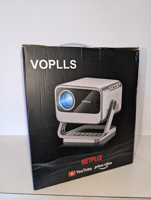 Netflix Officially & AI Auto Focus VOPLLS 4K Projector with WiFi and Bluetooth