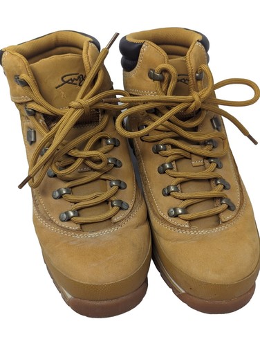 FUBU Men's Light Brown Leather Hiking Outdoors Shoes/Boots FUBU Men's Light Brown Leather Hiking Outdoors Shoes/Boots