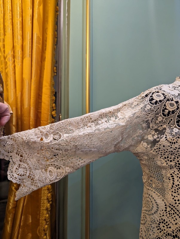 ANTIQUE EDWARDIAN HAND MADE MIXED LACE JACKET | eBay